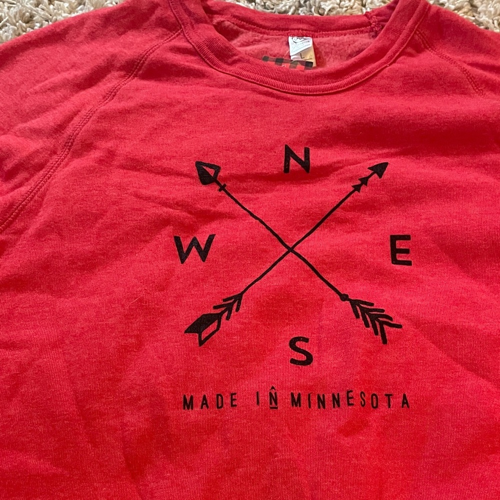 Alternative Red Compass "Made‎ in Minnesota" Sweatshirt
